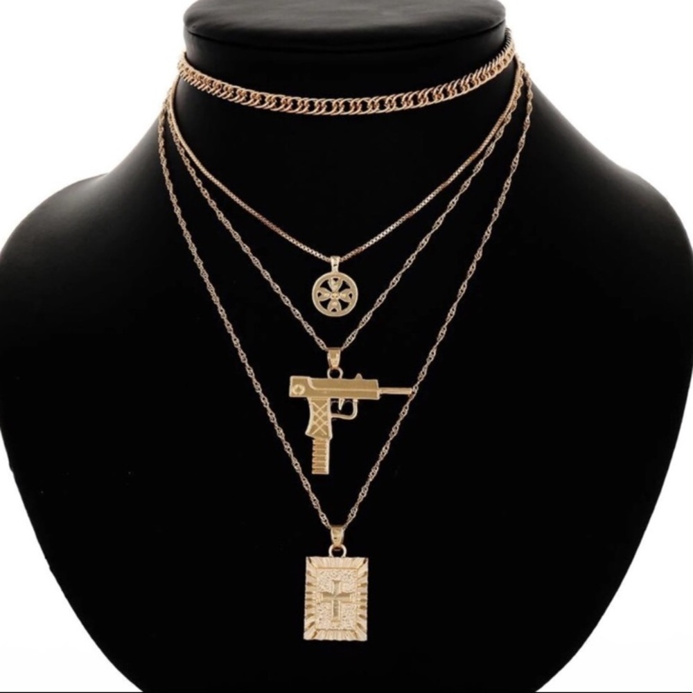 layered necklace